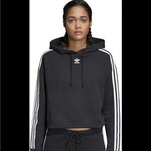 NWOT Adidas Original Cropped Hoodie